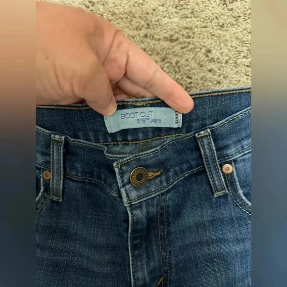 LEVI’S Women’s Bootcut Flare Wide Legs Jean Pants Size 6 Western Rodeo Riding - Picture 5 of 11